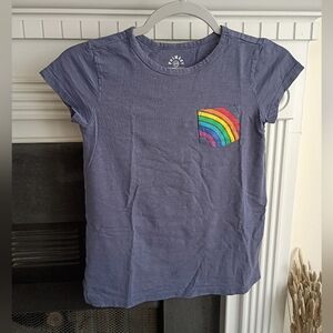 Primary 8-9 Faded Navy/Rainbow Pocket Legging Tee